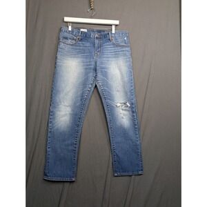 Gap 1969 Sexy Boyfriend Jeans Womens 30R Light Wash Straight Denim